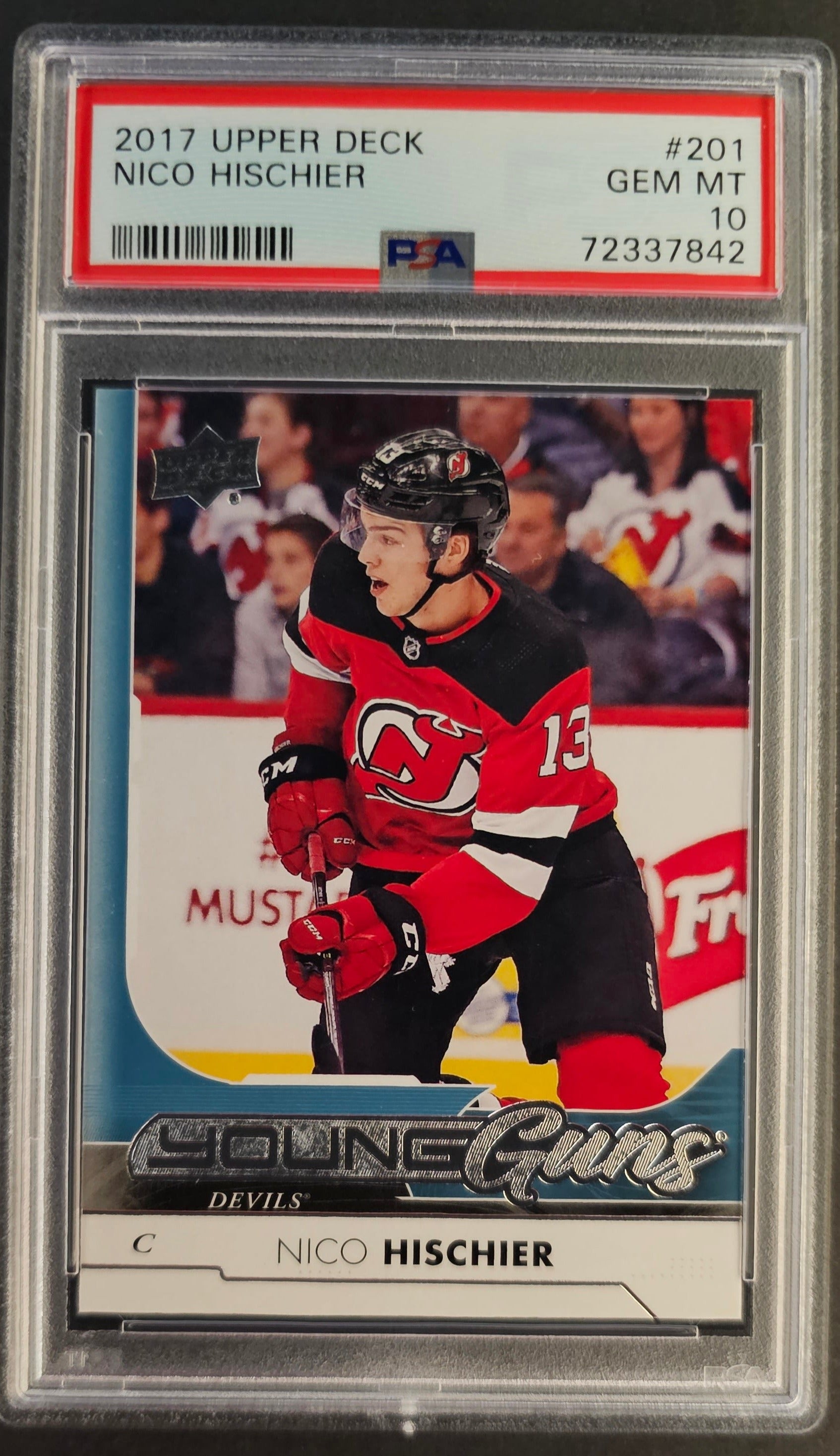 : 2017-18 Upper Deck NHL Draft #SP1 Nico Hischier BGS