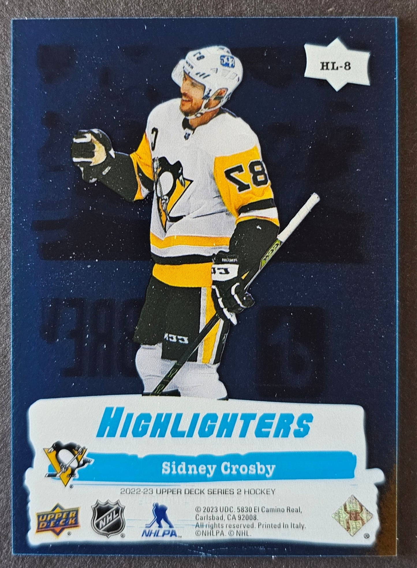 Sidney Crosby Highlighters Blue Acetate - 2022/23 Series 2
