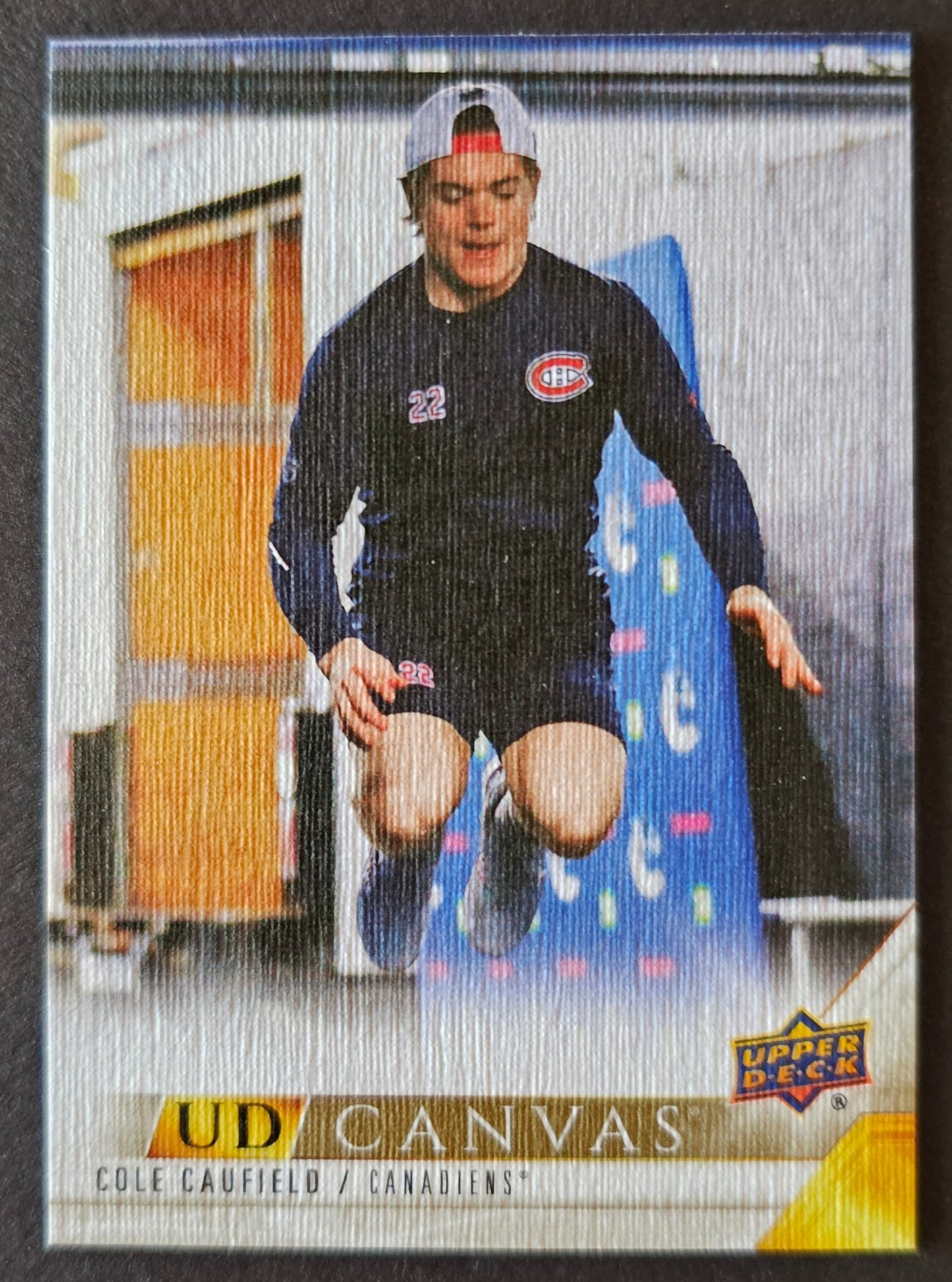 Cole Caufield 4 Card Lot - Blue Dazzlers / SPX Rookie / UD Canvas / Welcome to Montreal