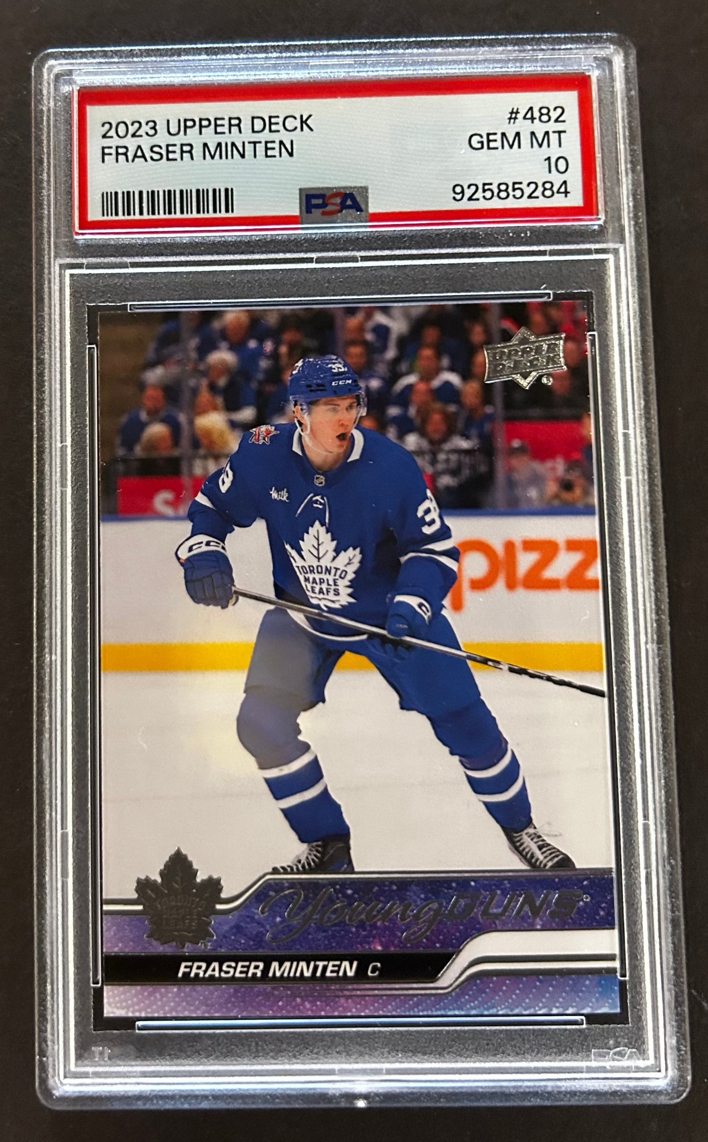 Fraser Minten Young Guns #482 - PSA 10 - 2023/24 Series 2