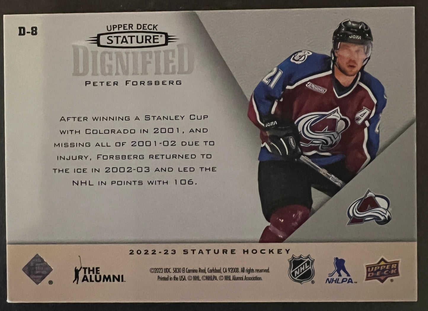 Peter Forsberg Dignified - 2022/23 Stature