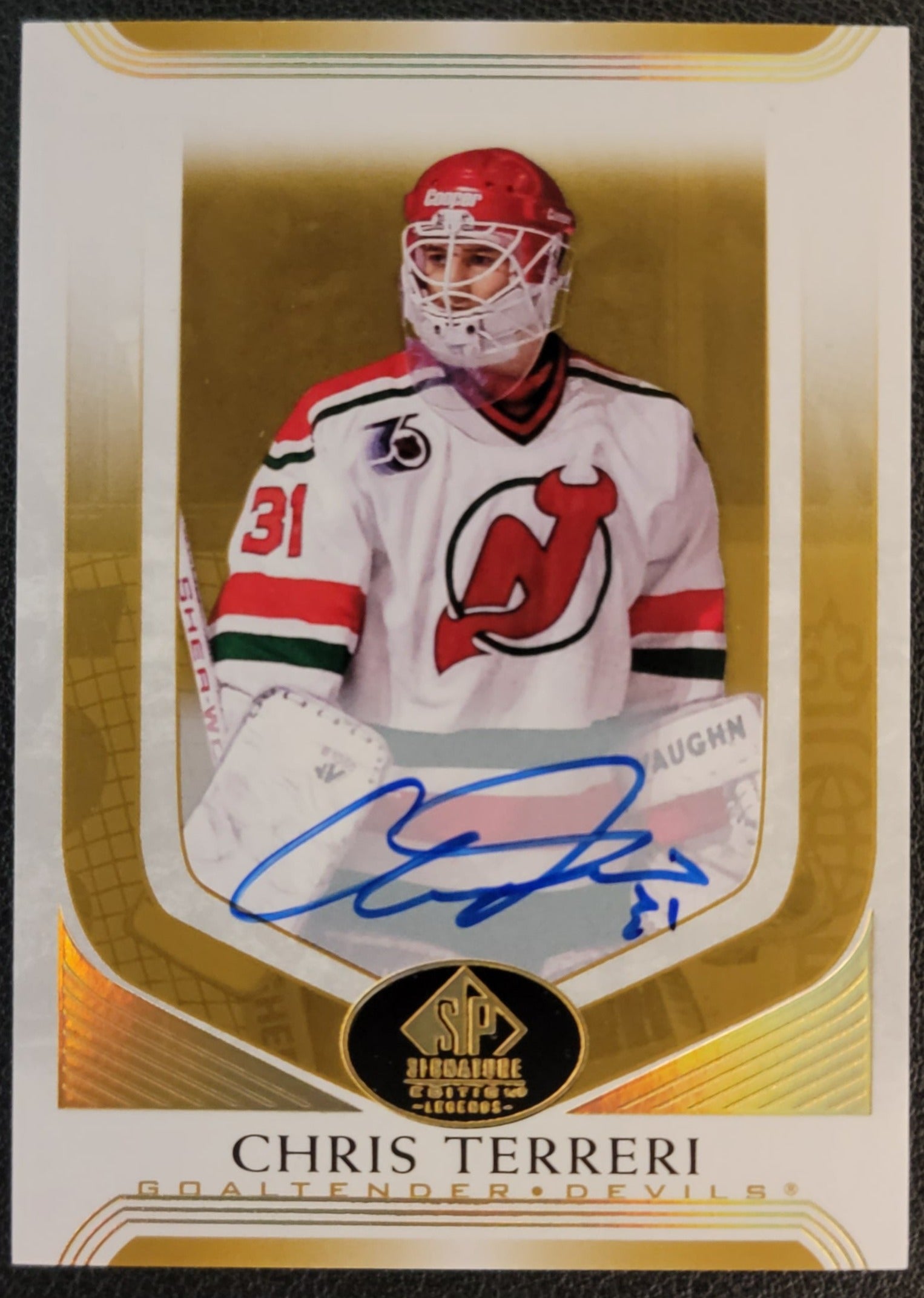 Chris Terreri Autograph #290 New Jersey Devils - 2020/21 SP Signature  Edition Legends