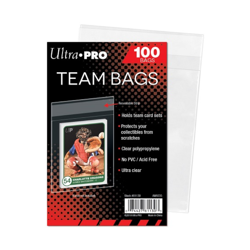 Ultra Pro Team Bags 100 Count Pro Shop Sports