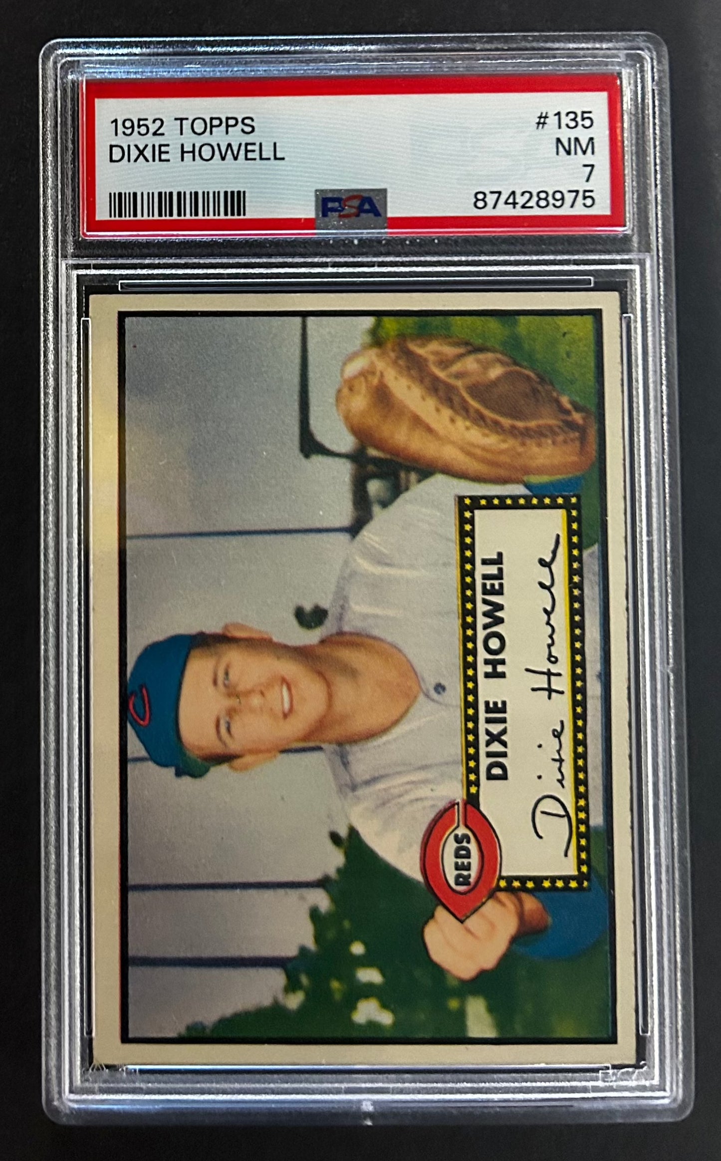 Dixie Howell - PSA 7 - 1952 Topps 