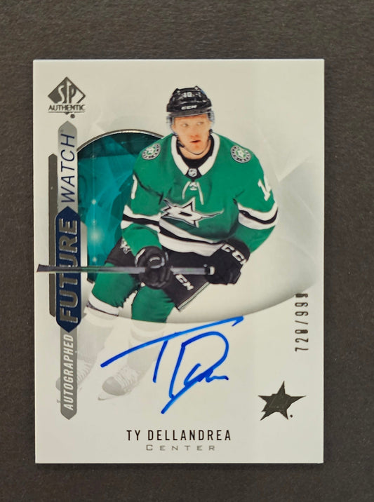 Ty Dellandrea Future Watch Auto /999 - 2020/21 SP Authentic 