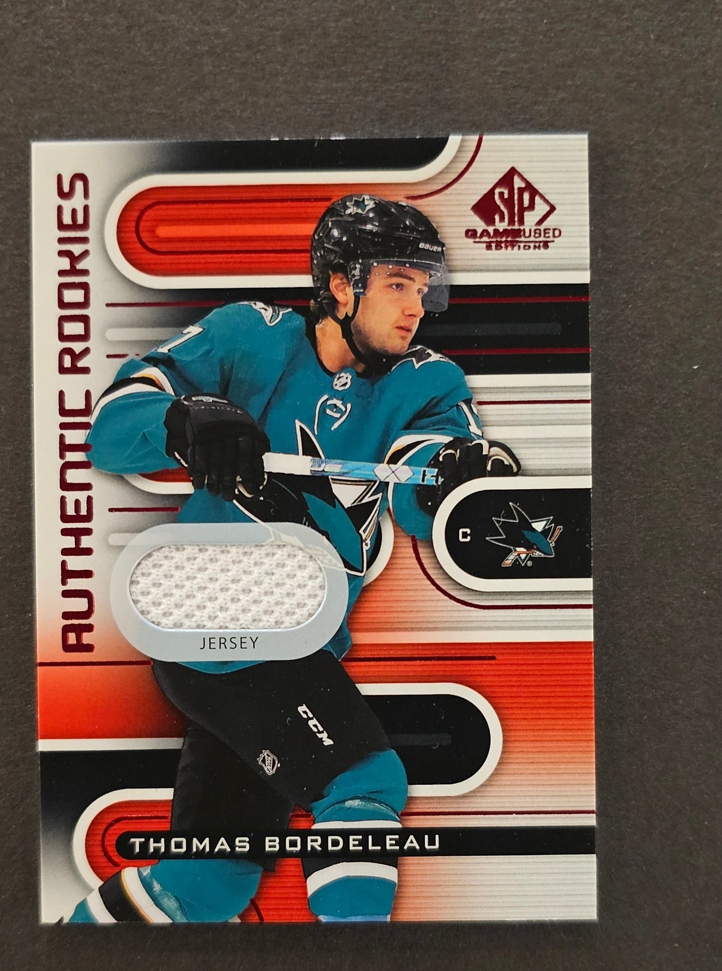 Thomas Bordeleau Authentic Rookies Jersey - 2022/23 SP Game Used