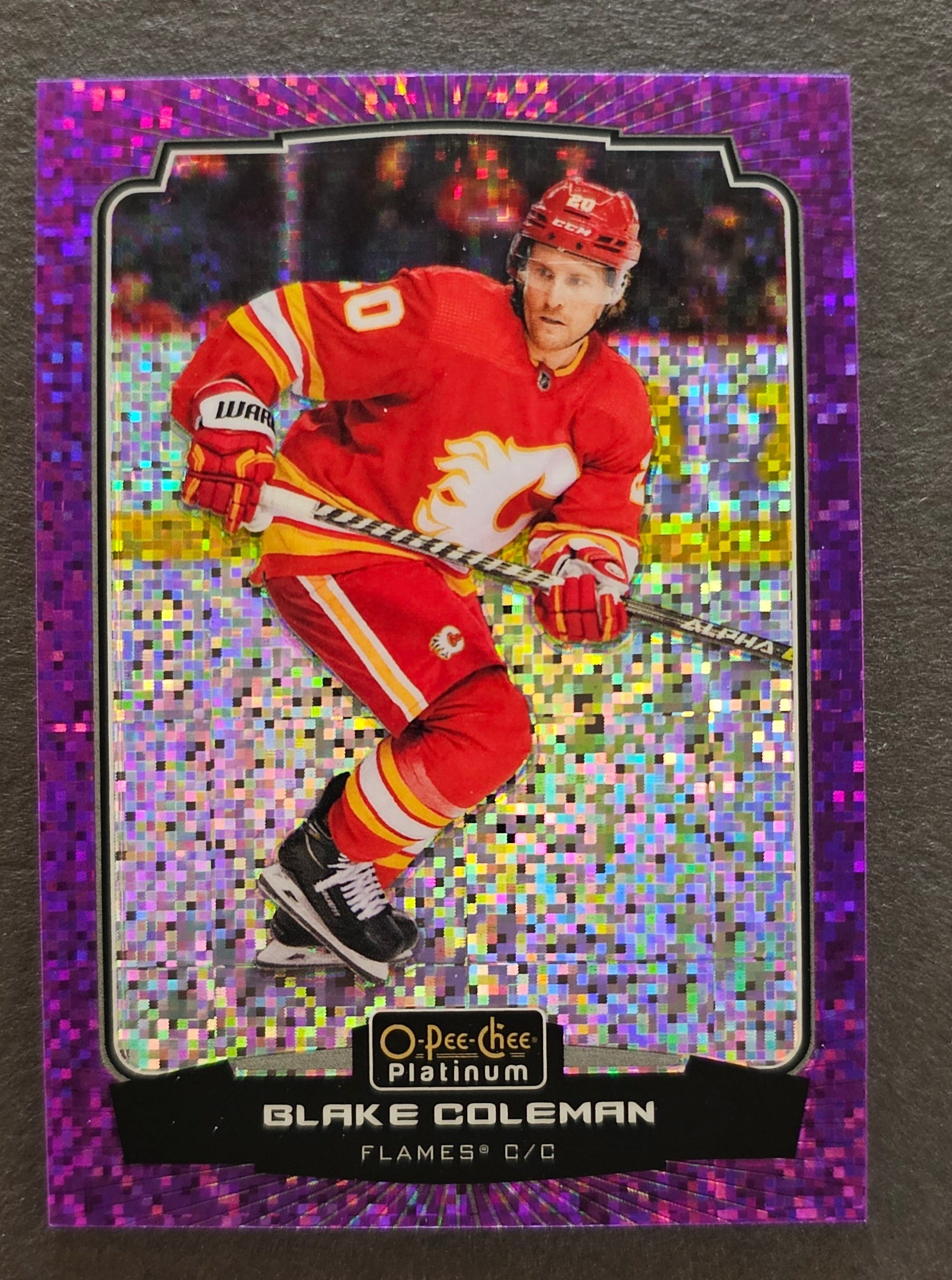 Blake Coleman Violet Pixels /299 - 2022/23 O-Pee-Chee Platinum