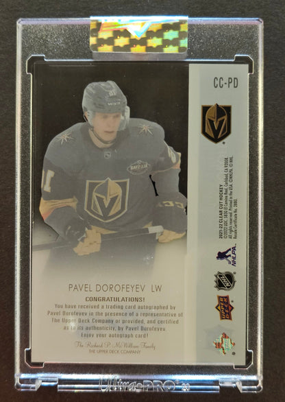 Pavel Dorofeyev Clear Cut Rookie Auto - 2021/22 Clear Cut