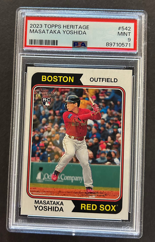 Masataka Yoshida Heritage - PSA 9 - 2023 Topps 