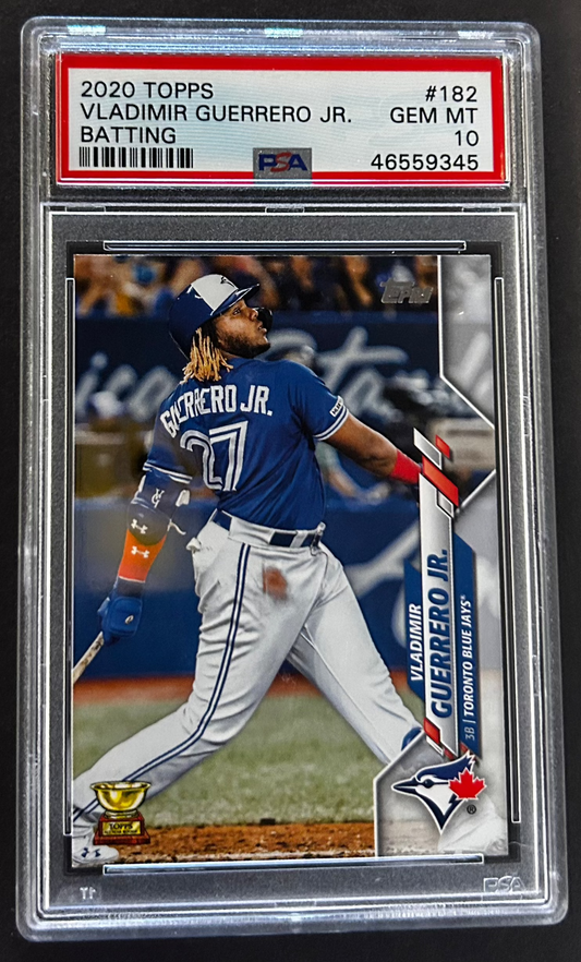 Vladimir Guerrero Jr. Batting - PSA 10 - 2020 Topps