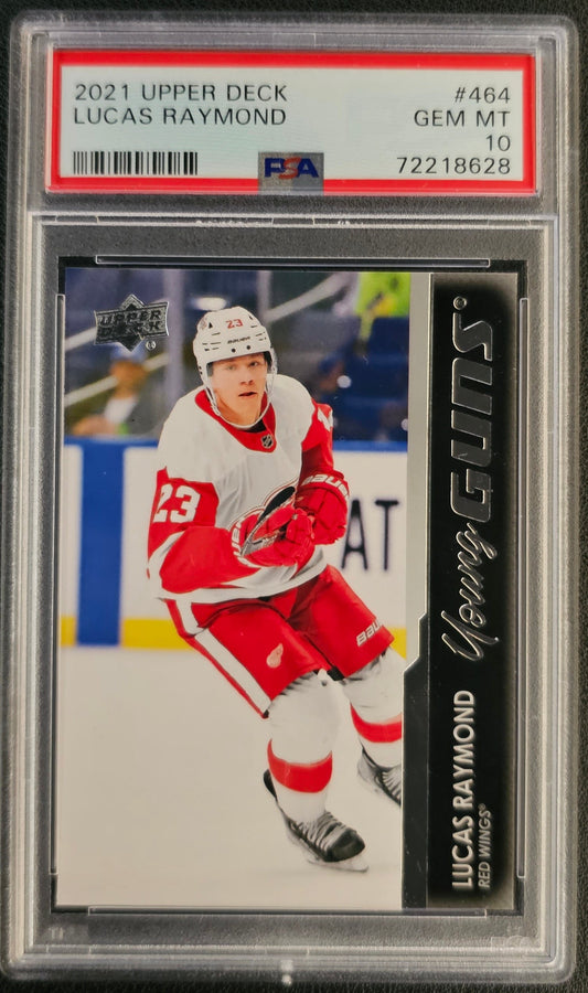 Lucas Raymond Young Guns (Rookie) #464 Graded PSA 10 - 2021/22 Series 2