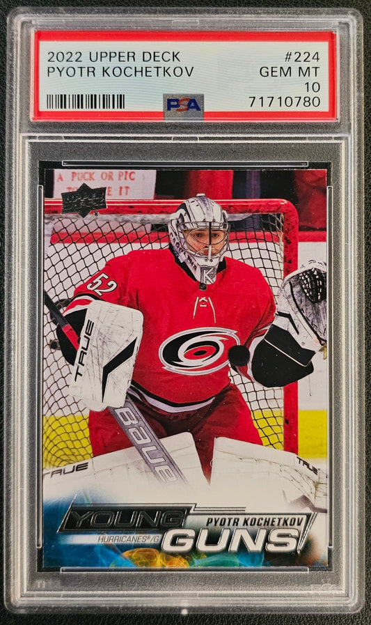 Pyotr Kochetkov Young Guns (Rookie) #224 Graded PSA 10 - 2022/23 Series 1