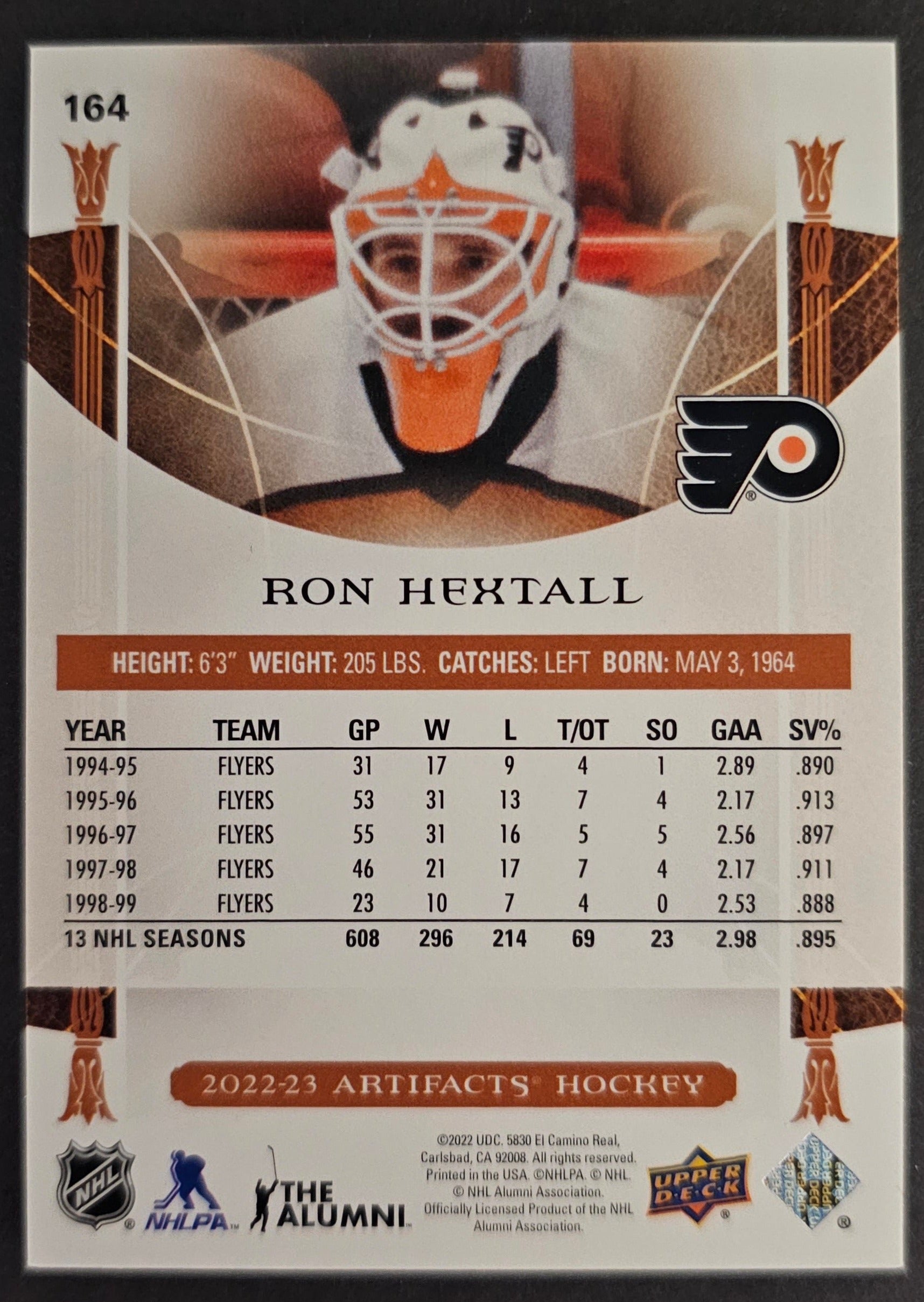 Ron Hextall Wood Parallel - 2022/23 Artifacts