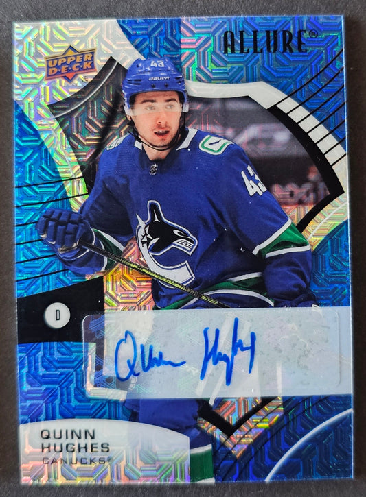 Quinn Hughes Blue Line Auto 32/35 - 2021/22 Allure