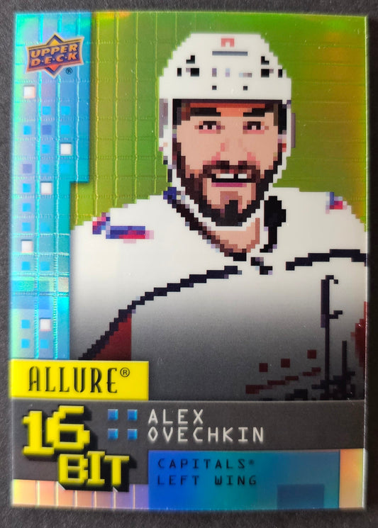 Alex Ovechkin 16 Bit - Easter Egg - Very Rare - Super Short Print - 2021/22 Allure