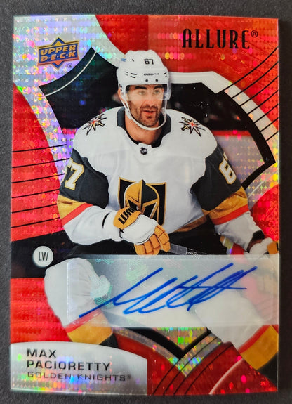 Max Pacioretty Red Rainbow Auto - 2021/22 Allure