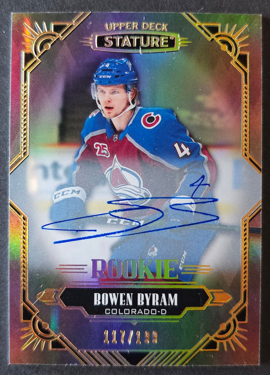 Bowen Byram Rookie Autogaph 117/199 - 2020/21 Stature