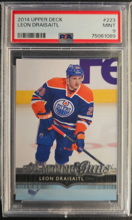 Leon Draisaitl Young Guns (Rookie) #223 Graded PSA 9 - 2014/15 UD Series 1