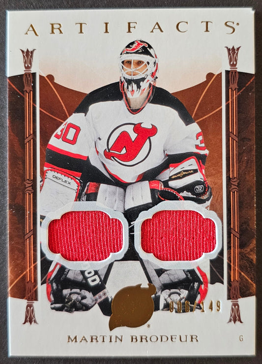 Martin Brodeur Dual Material Gold 106/149 - 2022/23 Artifacts