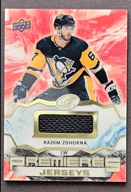 Radim Zohorna Ice Premieres Jersey Gold - 2021/22 Ice Hockey