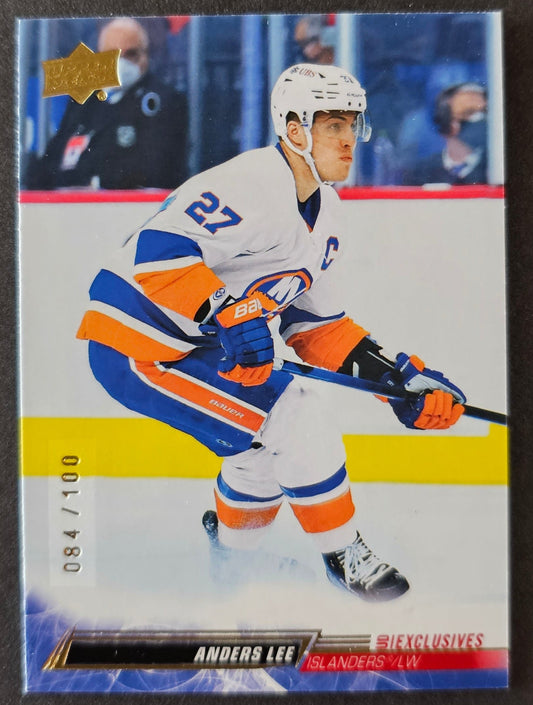 Anders Lee #362 Base UD Exclusives /100 - 2022/23 Series 2