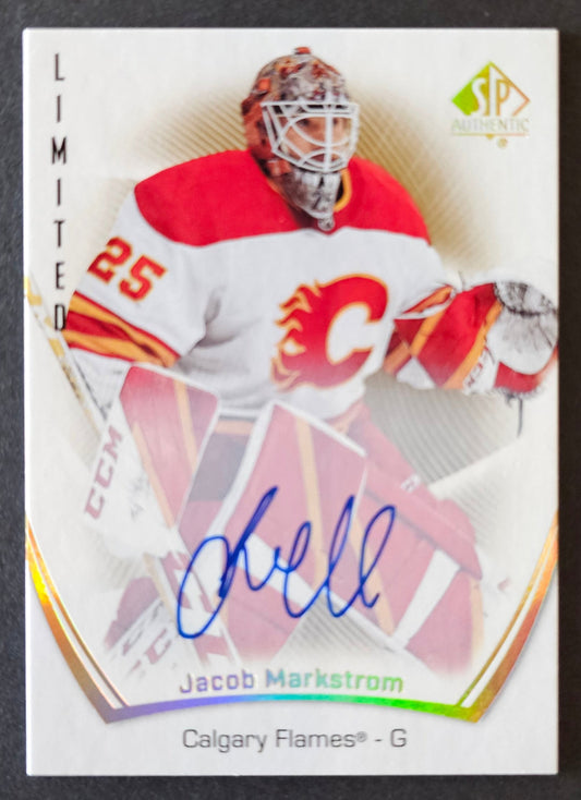 Jacob Markstrom Limited Auto - 2021/22 SP Authentic