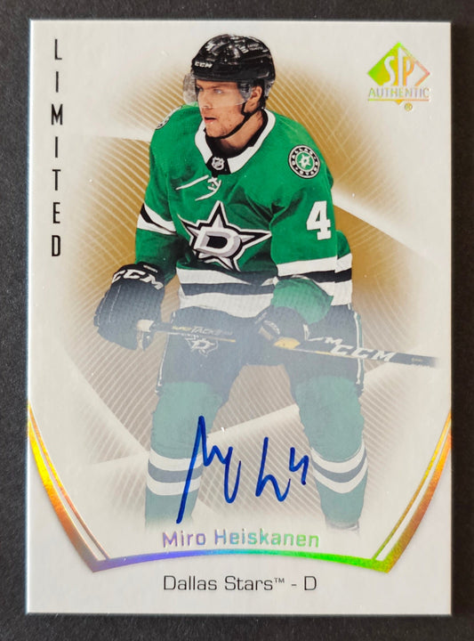 Miro Heiskanen Limited Auto - 2021/22 SP Authentic