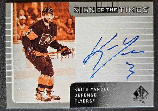 Keith Yandle Sign Of The Times 01 Auto - 2021/22 SP Authentic