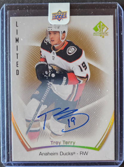 Troy Terry Limited Auto - 2021/22 SP AuthenticTroy Terry Limited Auto - 2021/22 SP Authentic