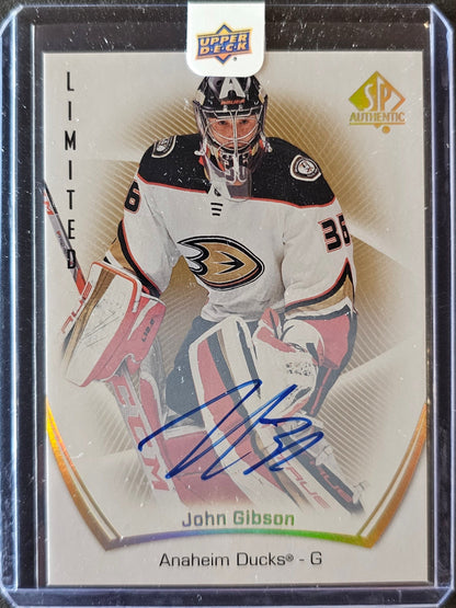 John Gibson Limited Auto - 2021/22 SP Authentic