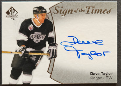 Dave Taylor Sign Of The Times Auto - 2021/22 SP Authentic