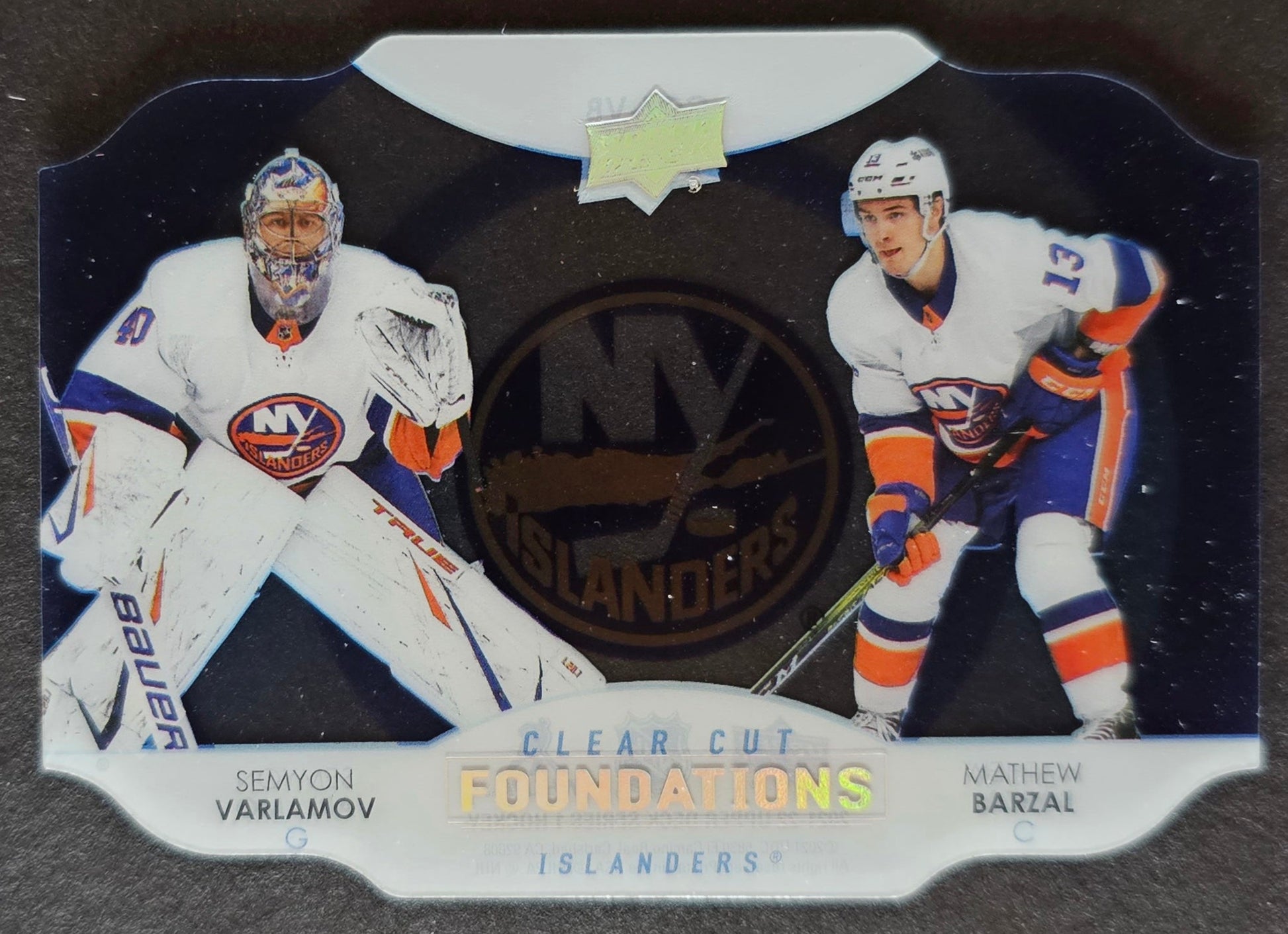 Mathew Barzal / Semyon Varlamov Islanders Clear Cut Foundation - 2021/22 Series 1