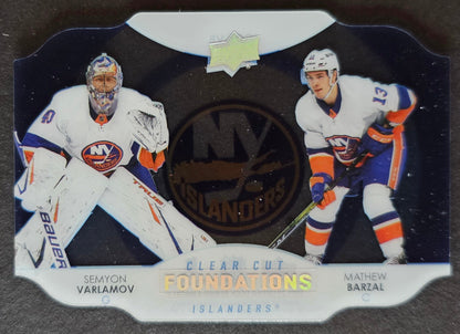 Mathew Barzal / Semyon Varlamov Islanders Clear Cut Foundation - 2021/22 Series 1