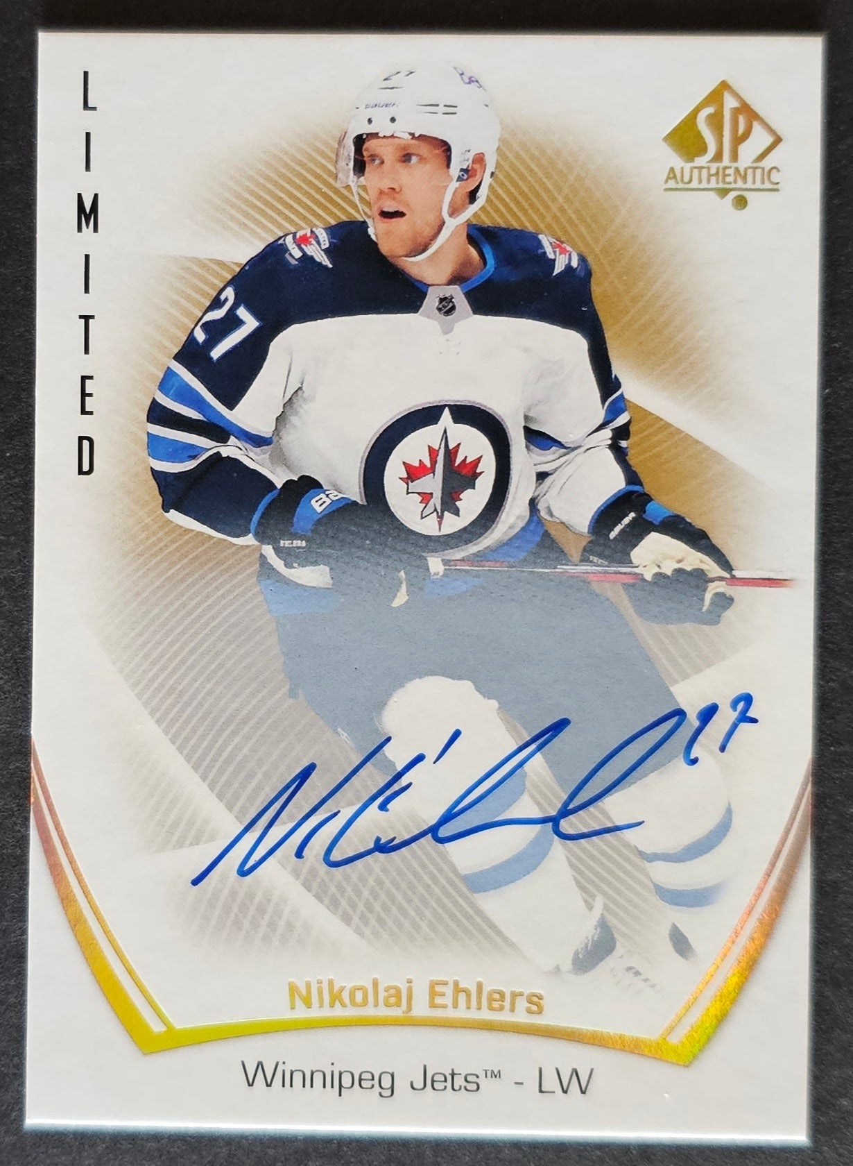 Nikolaj Ehlers Limted Auto - 2021/22 SP Authentic