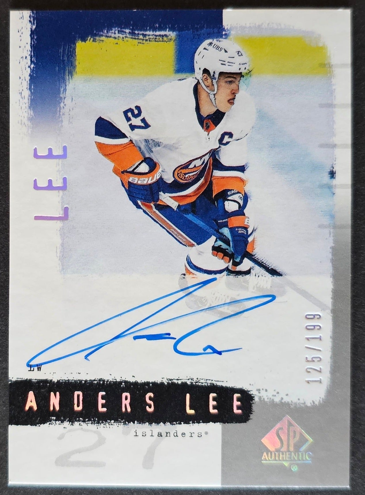 Anders Lee Retro Auto /199 - 2020/21 SP Authentic