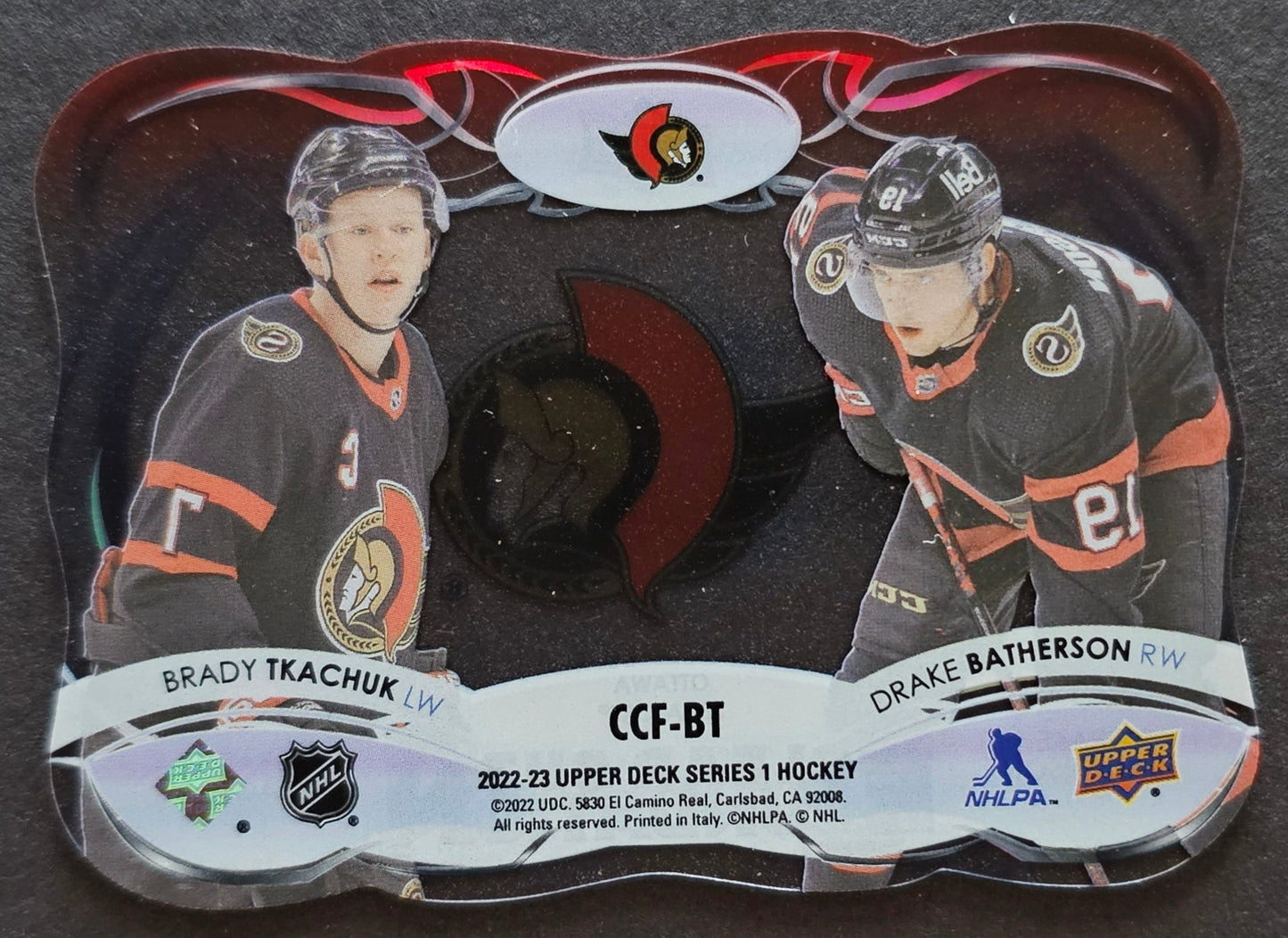 Brady Tkachuk / Drake Batherson Ottawa Clear Cut Foundation - 2022/23 Series 1