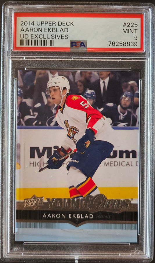 Aaron Ekblad Young Guns (Rookie) #225 Graded PSA 9 - 2014/15 Series 1