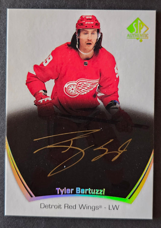 Tyler Bertuzzi Limited Black Gold Auto - 2021/22 SP Authentic