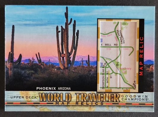 Phoenix Arizona Map Relic World Traveller - 2022 Goodwin Champions