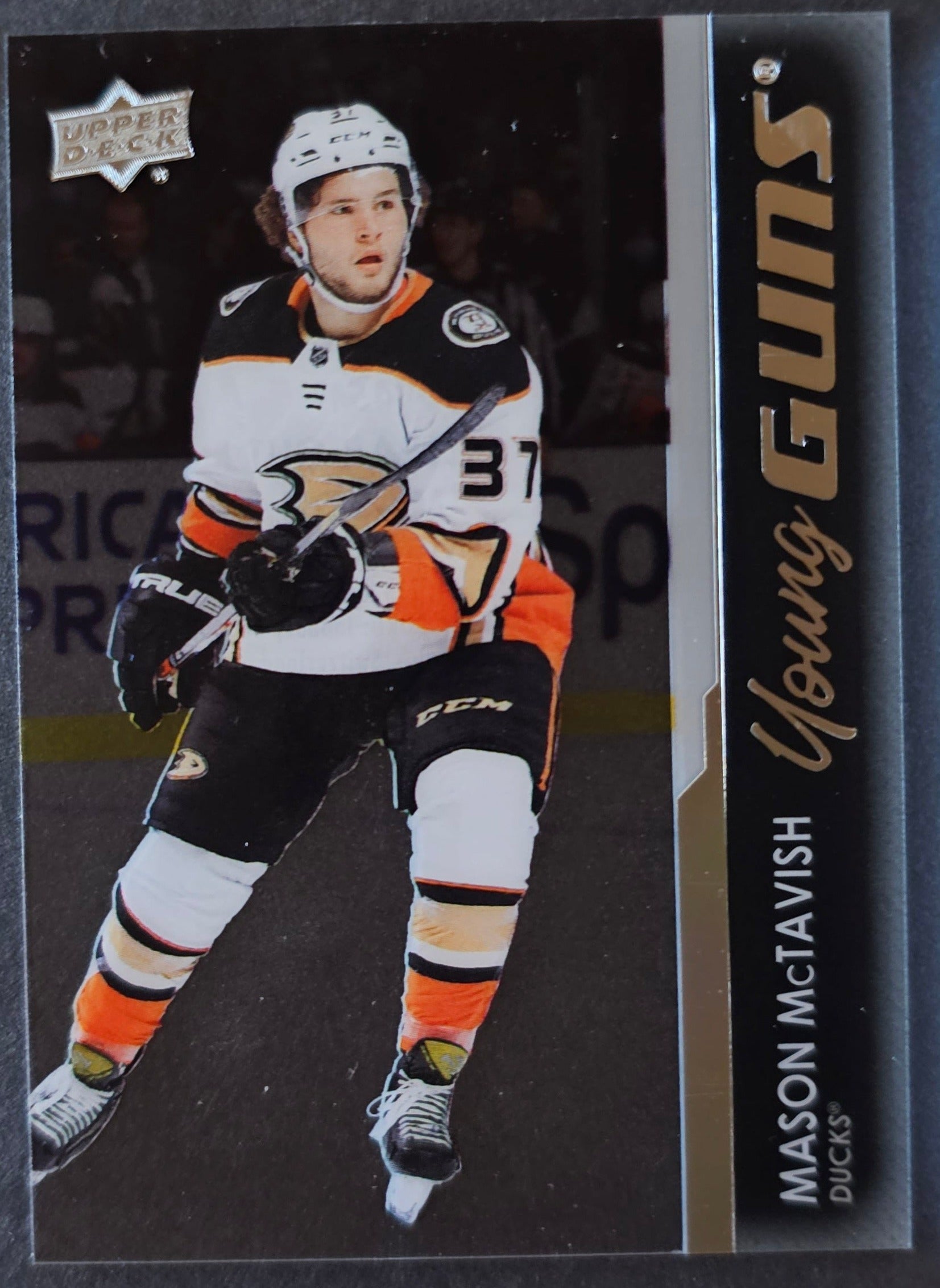 Mason McTavish Clear Cut Young Guns (Rookie) - 2021/22 Series 2