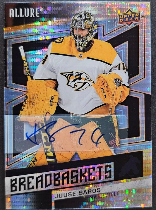 Juuse Saros Breadbaskets Blue Line Auto - 2021/22 Allure