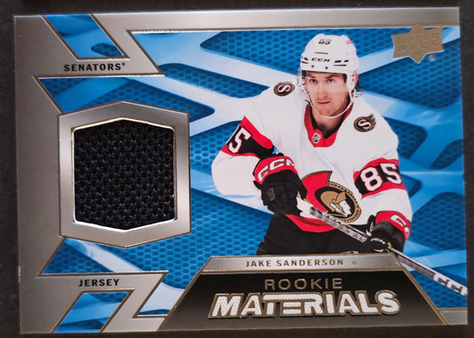 Jake Sanderson Rookie Materials Jersey - 2022/23 Series 2Jake Sanderson Rookie Materials Jersey - 2022/23 Series 2