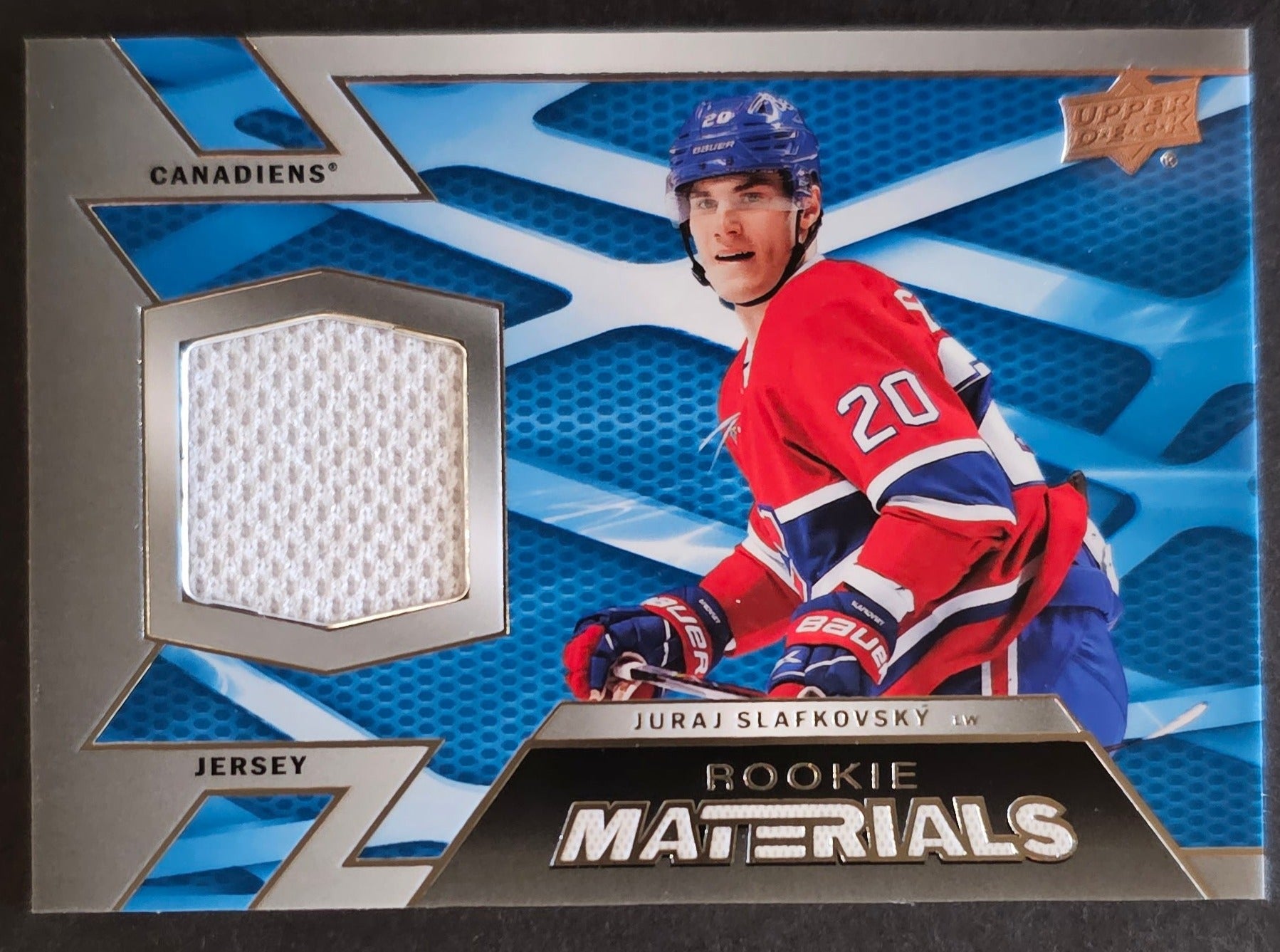 Juraj Slafkovsky Rookie Materials Jersey - 2022/23 Series 2