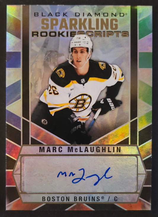 Marc McLaughlin Sparkling Scripts Auto - 2022/23 Black Diamond