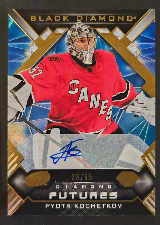 Pyotr Kochetkov Diamond Futures Auto /65 - 2022/23 Black Diamond