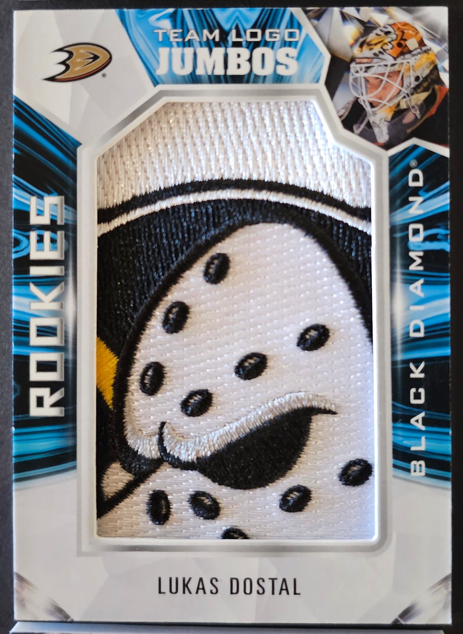 Lukas Dostal Rookie Team Logo Jumbos - 2022/23 Black Diamond