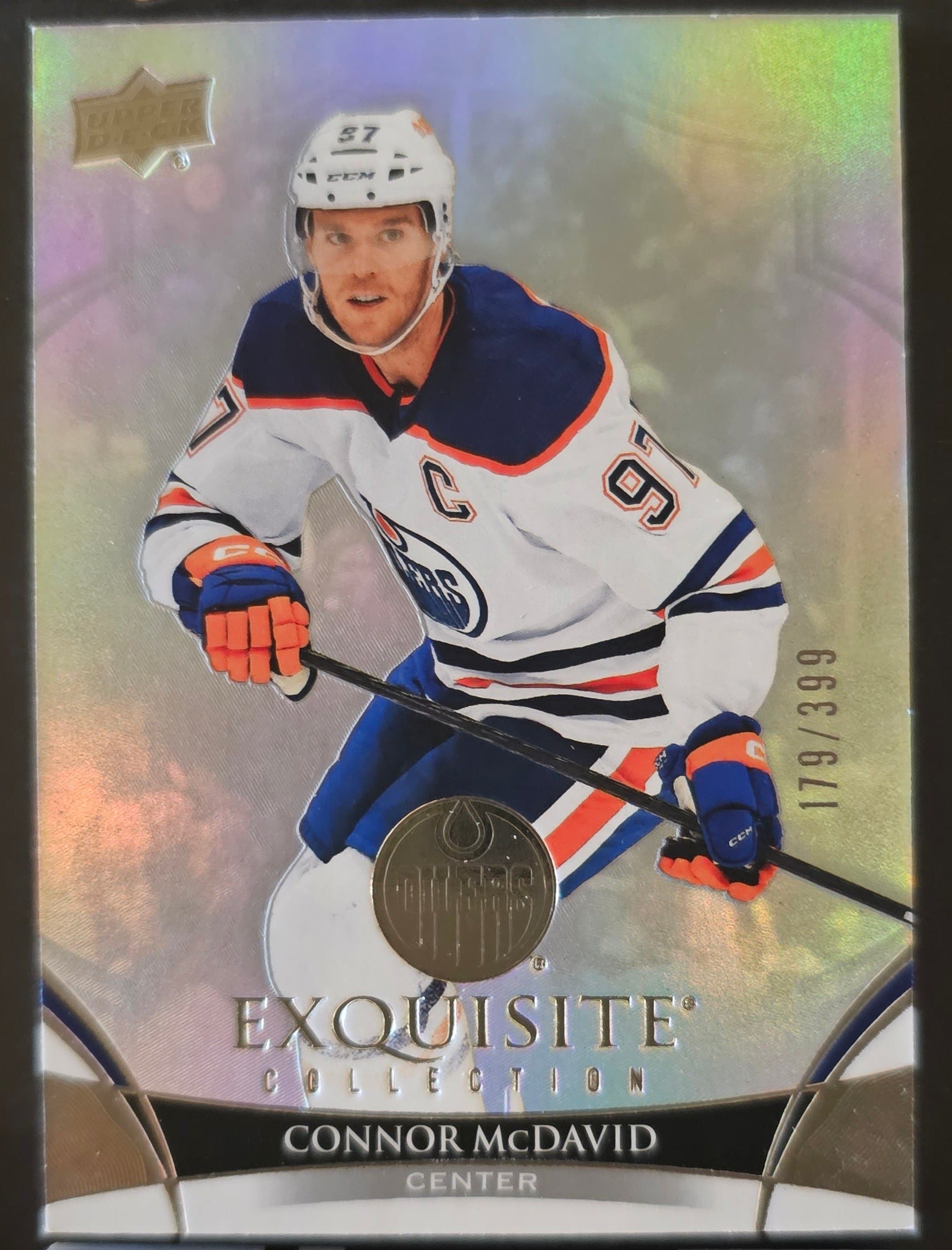 Connor Mcdavid Exquisite Collection /399 - 2022/23 Black Diamond