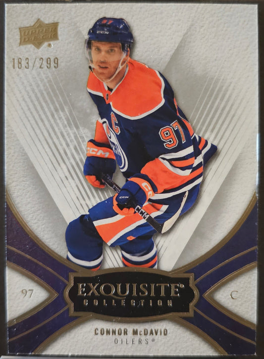 Connor Mcdavid Exquisite Collection Retro /299 - 2022/23 Black Diamond