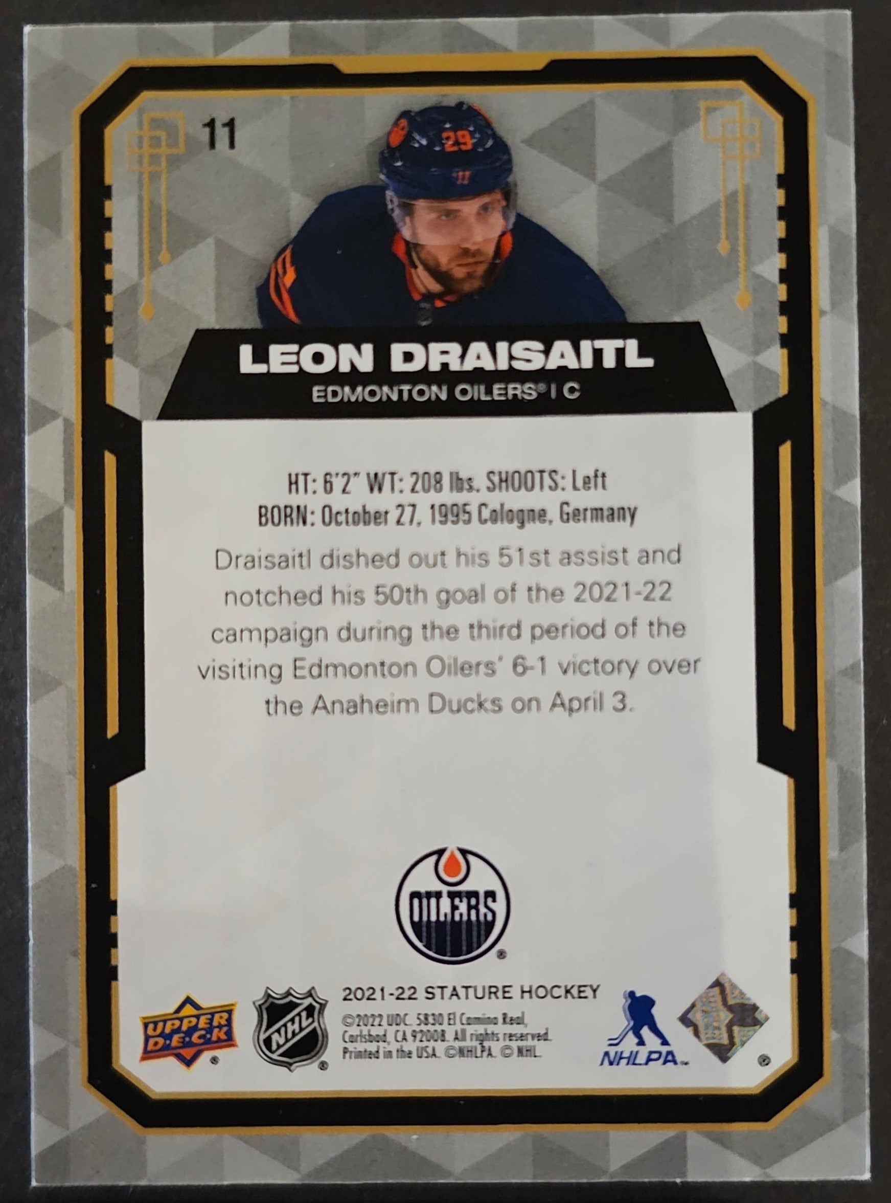 Leon Draisaitl Design Variant /65 - 2021/22 Stature