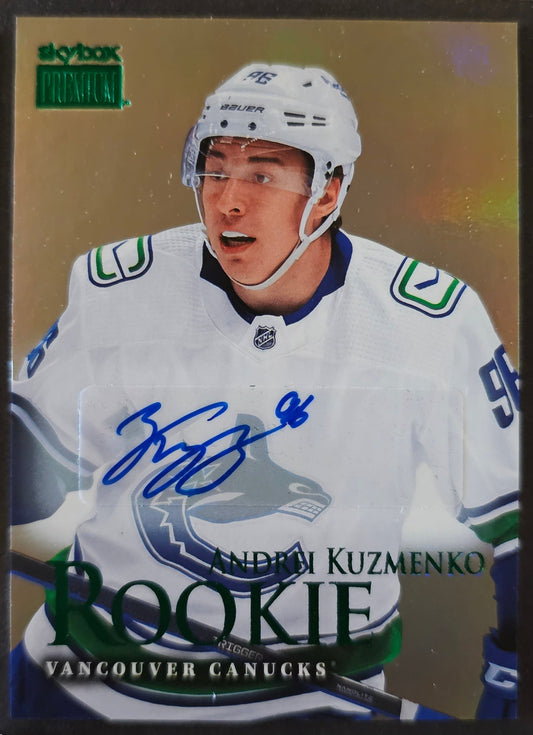 Andrei Kuzmenko Premium Prospects Auto - 2022/23 Skybox Metal Universe